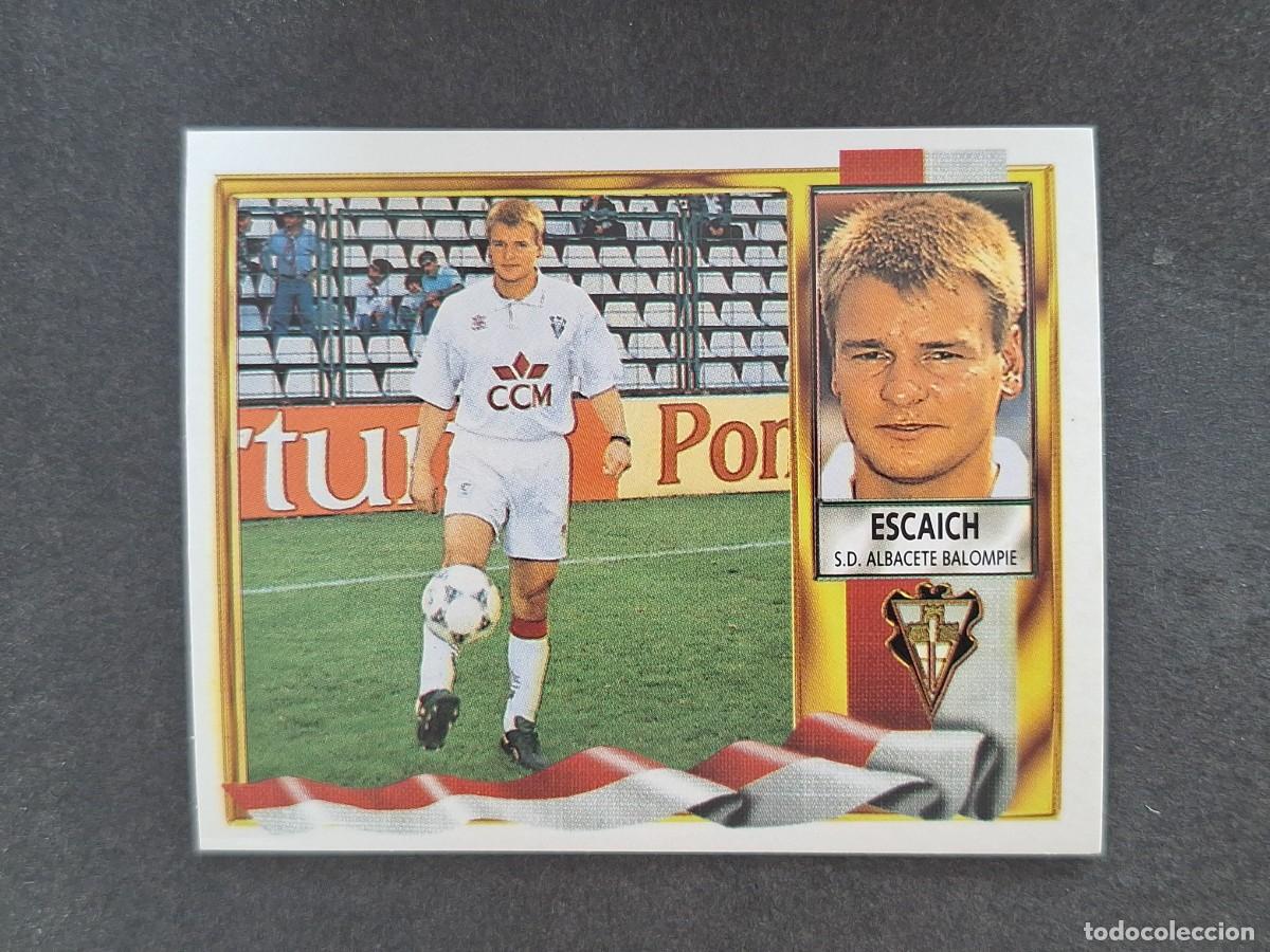 Fu&szlig;ball-Sticker: L3 ESCAICH ALBACETE BALOMPIE COLOCA LIGA ESTE 1995 1996 95 96 NUNCA PEGADO SIN PEGAR