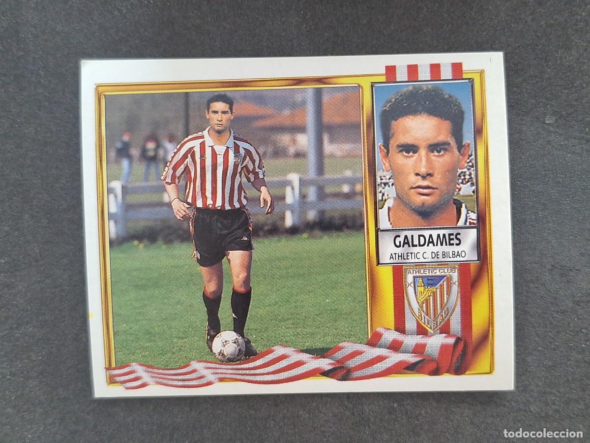 Fu&szlig;ball-Sticker: L3 GALDAMES ATHLETIC CLUB DE BILBAO COLOCA LIGA ESTE 1995 1996 95 96 NUNCA PEGADO SIN PEGAR