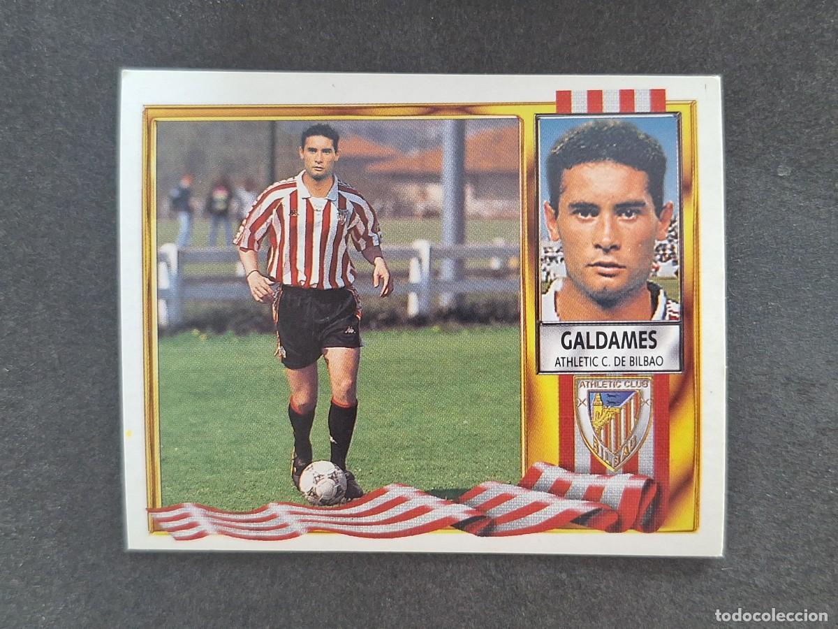 Fu&szlig;ball-Sticker: L3 GALDAMES ATHLETIC CLUB DE BILBAO COLOCA LIGA ESTE 1995 1996 95 96 NUNCA PEGADO SIN PEGAR