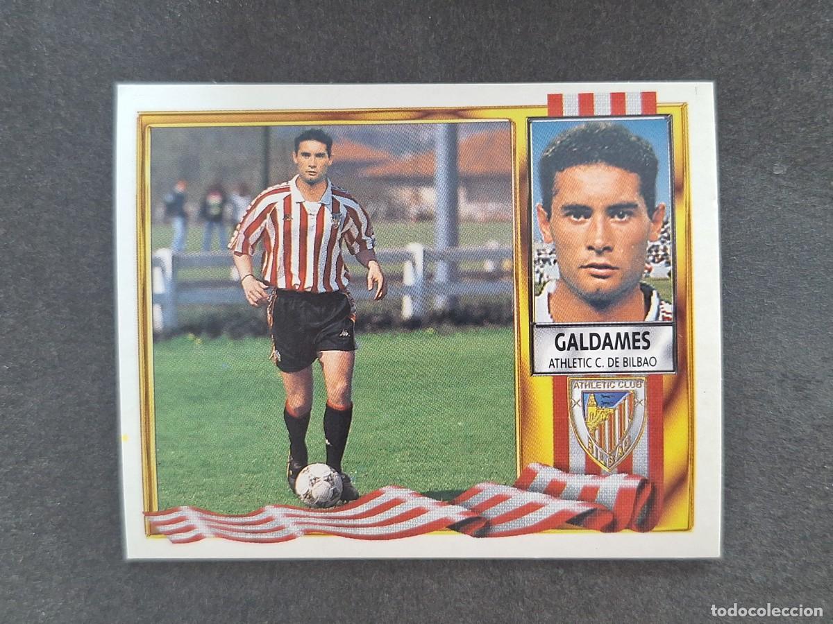 Fu&szlig;ball-Sticker: L3 GALDAMES ATHLETIC CLUB DE BILBAO COLOCA LIGA ESTE 1995 1996 95 96 NUNCA PEGADO SIN PEGAR
