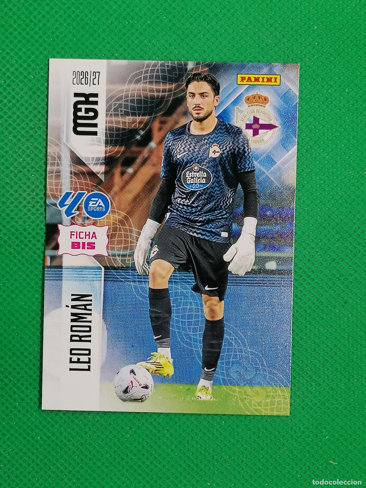 Fu&szlig;ball-Sticker: 129 BIS 129BIS LEO ROMAN DEPORTIVO LA CORU&Ntilde;A 2&ordf; EDICION ⚽ MEGACRACKS LIGA 2026 2027 26 27 ⚽