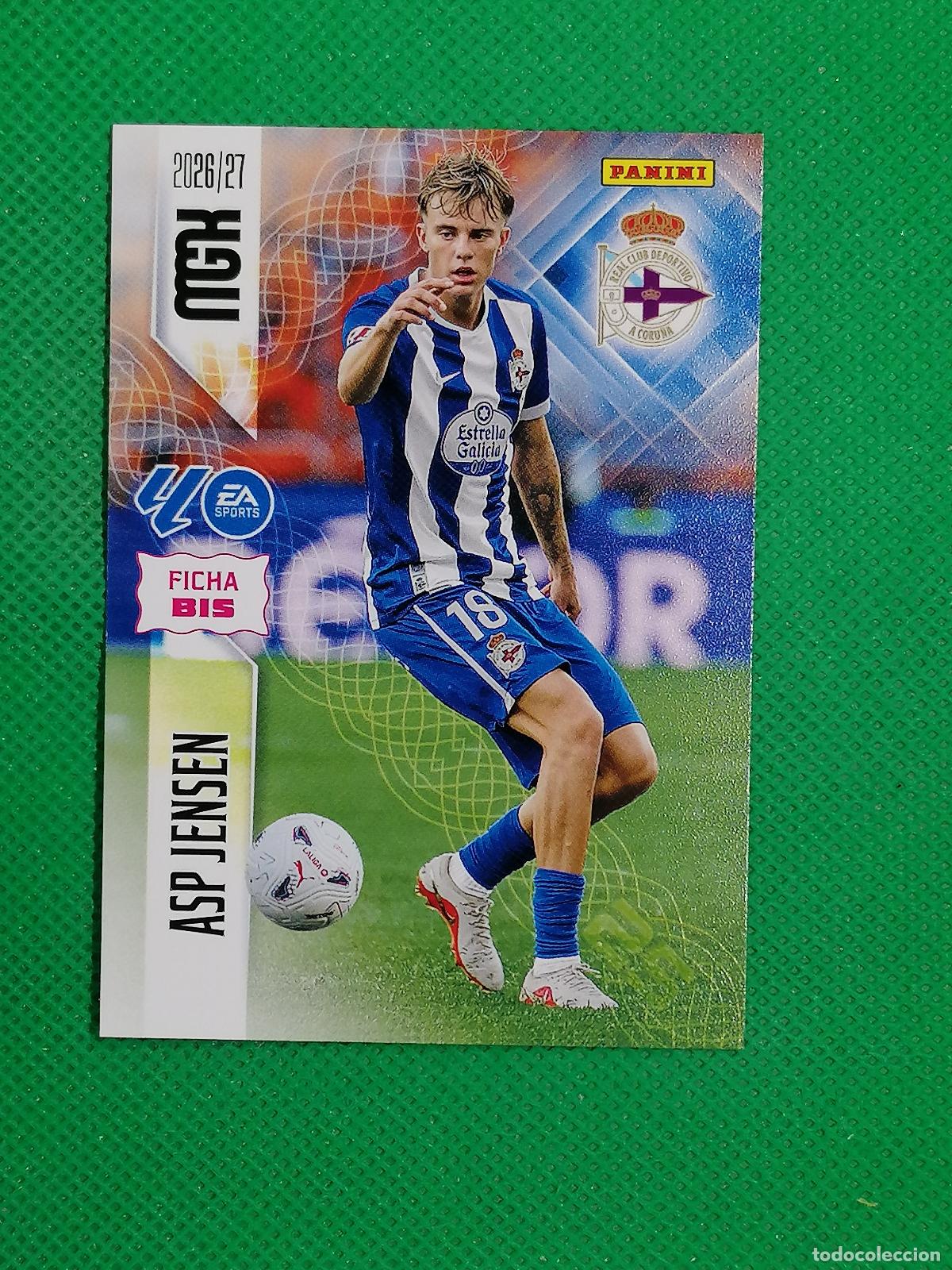 Fu&szlig;ball-Sticker: 140 BIS 140BIS ASP JENSEN DEPORTIVO CORU&Ntilde;A 2&ordf; EDICION ⚽ MEGACRACKS LIGA 2026 2027 26 27 ⚽