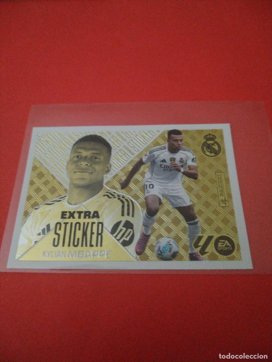 Figurine di Calcio: EXTRA STICKER LIGA 2026 2027 MBAPPE ORO