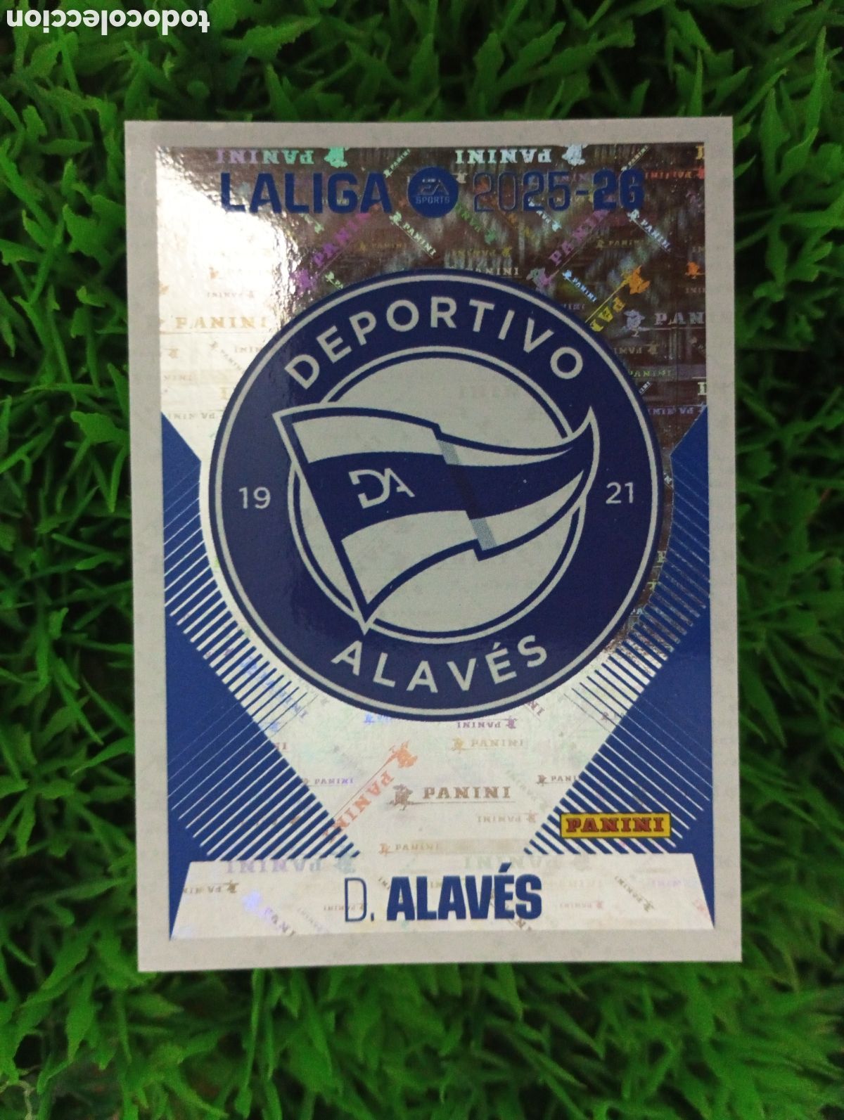 Figurine di Calcio: Escudo Alaves Liga Este 25-26 # 1 NUNCA PEGADO