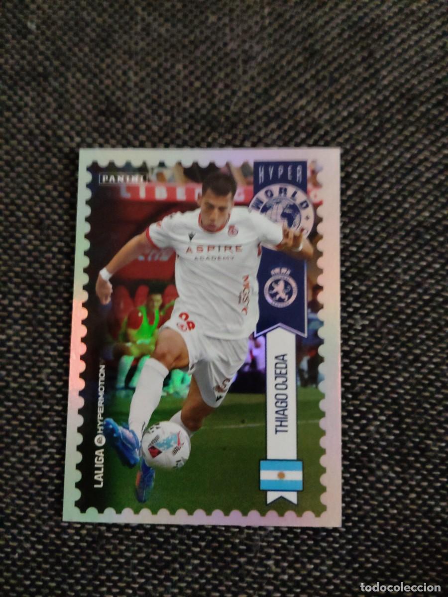 Fu&szlig;ball-Sticker: 455 Thiago Ojeda cultural leonesa hyper world liga hyperhemotion 2025-26