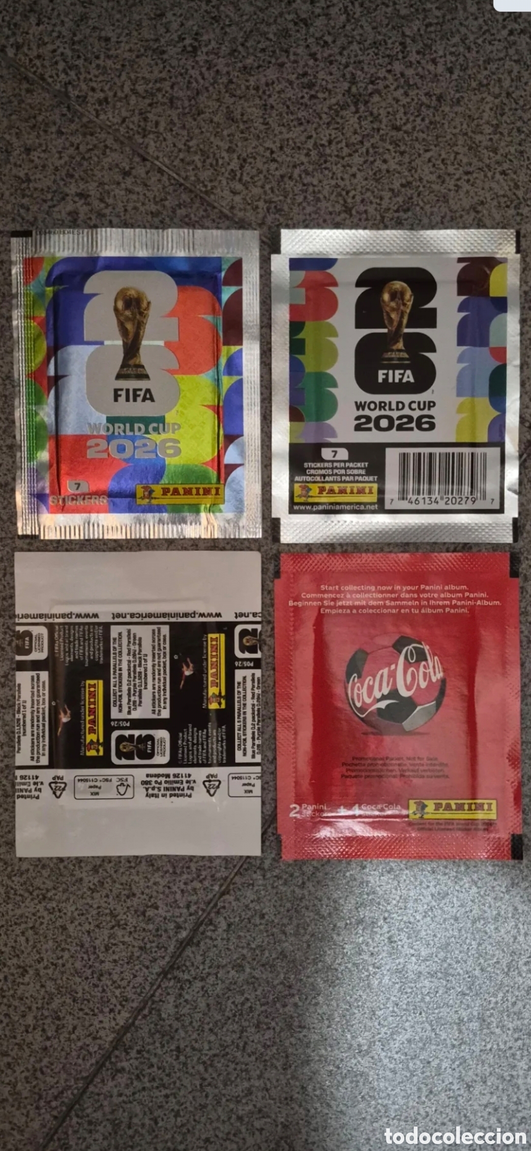 Cromos de Futebol: 4 SOBRES MUNDIAL 2026 NUEVOS