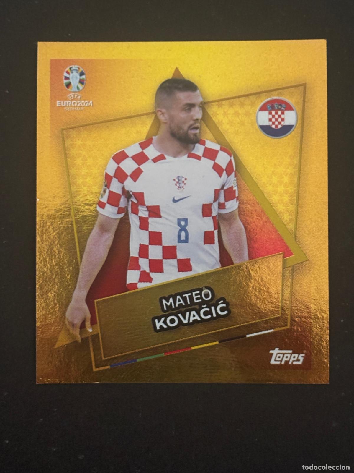 Cromos de Futebol: CRO SP KOVACIC CROACIA TOPPS EURO 24 2024 CITY MADRID