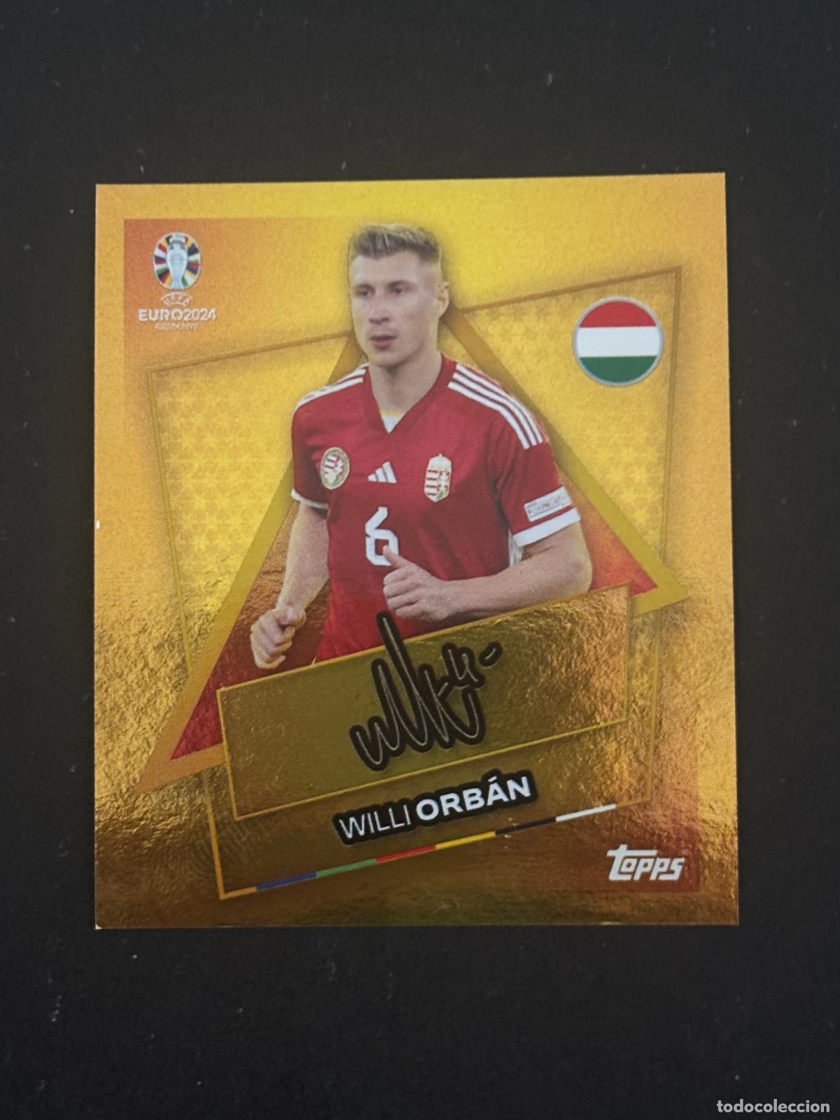 Cromos de Futebol: HUN SP ORBAN FIRMA HUNGRIA TOPPS EURO 24 2024