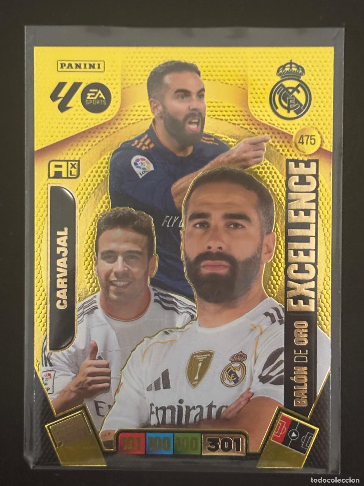 Cromos de Futebol: 475 CARVAJAL BALON DE ORO EXCELLENCE REAL MADRID ADRENALYN 25 26 2025 2026