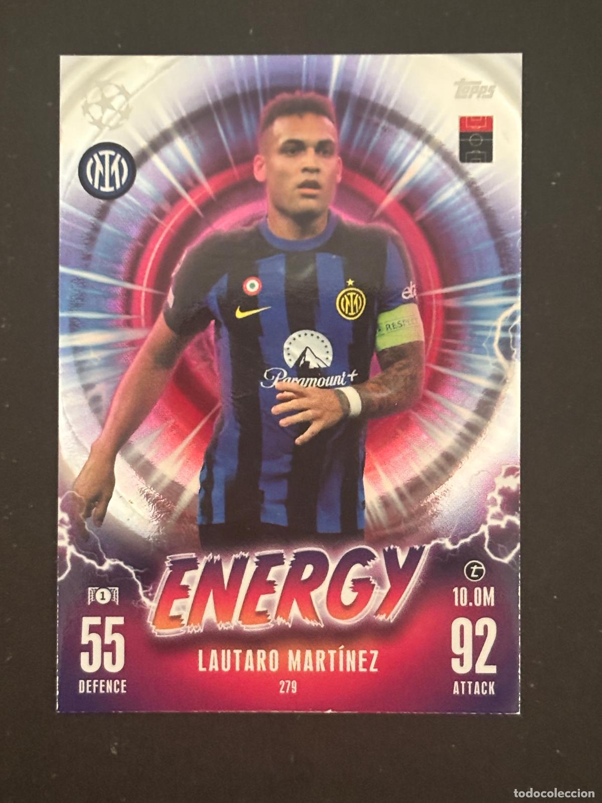 Figurine di Calcio: LAUTARO ENERGY MARTCHA ATTAX INTER DE MILAN