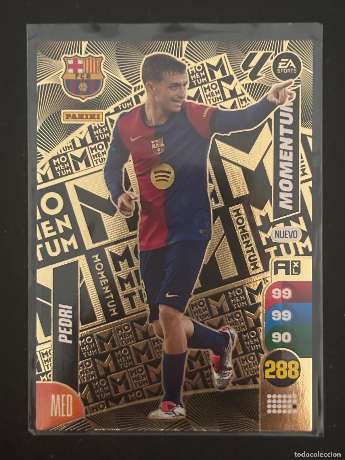 Figurine di Calcio: PEDRI MOMENTUM NUEVO BARCELONA ADRENALYN 24 25 2024 2025 LA LIGA PANINI