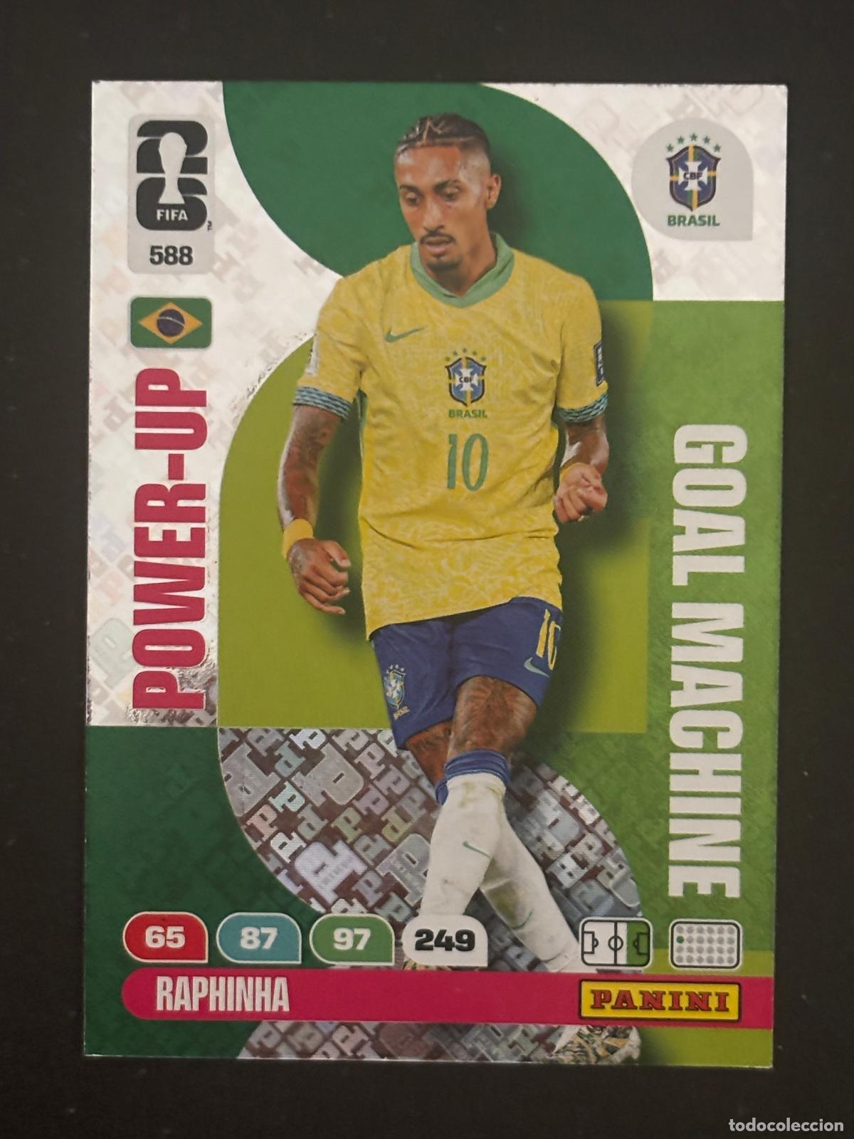 Figurine di Calcio: 588 RAPHINHA GOAL MACHINE BRASIL MUNDIAL WORLD CUP 2026 26