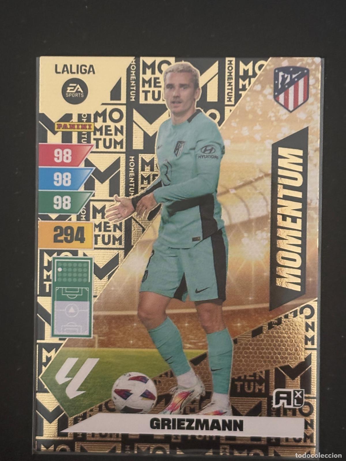 Fu&szlig;ball-Sticker: GRIEZMANN MOMENTUM ATLETICO MADRID 23 24 ADRENALYN 2023 2024 LA LIGA