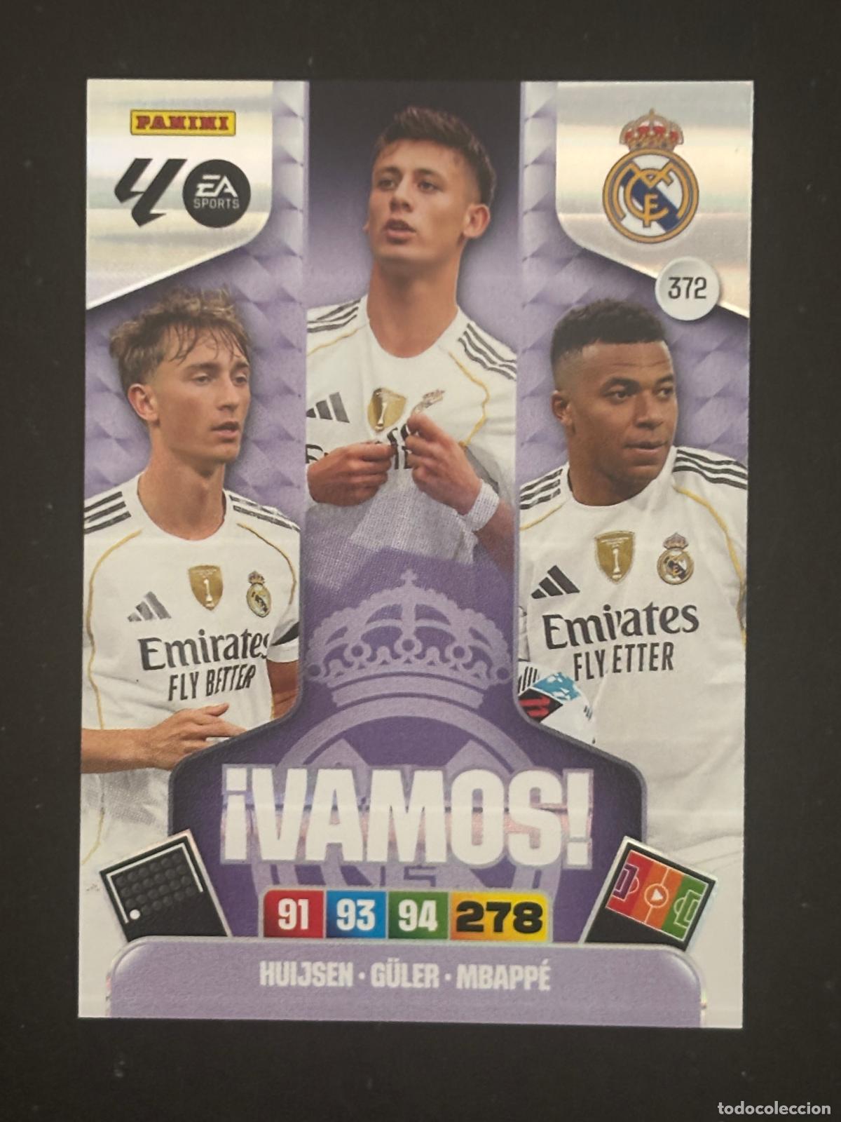 Fu&szlig;ball-Sticker: 372 REAL MADRID VAMOS ADRENALYN 25 26 2025 2026 MBAPPE ARDA GULER