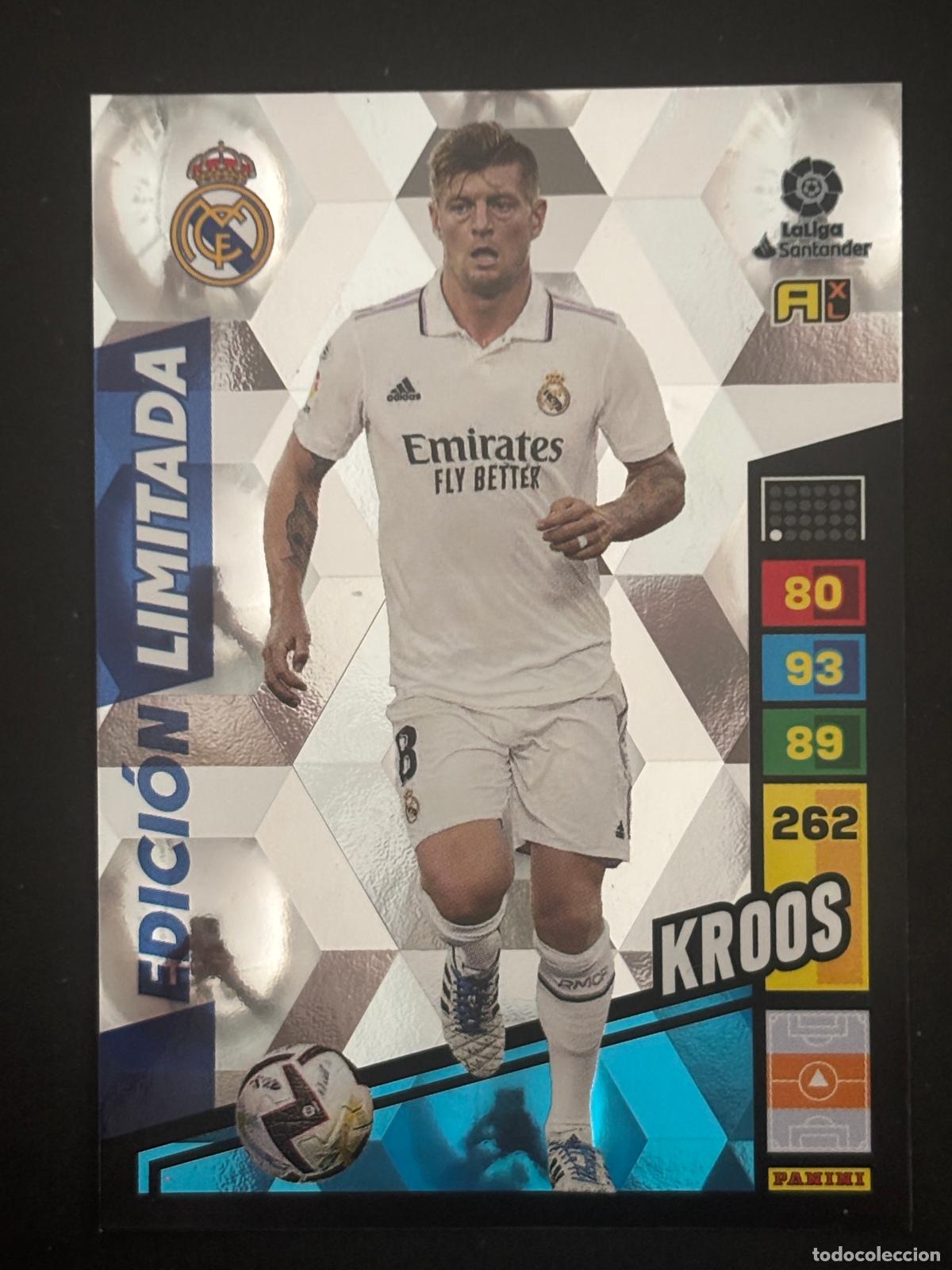 Fu&szlig;ball-Sticker: KROOS EDICION LIMITADA REAL MADRID ADRENALYN 22 23 2022 2023