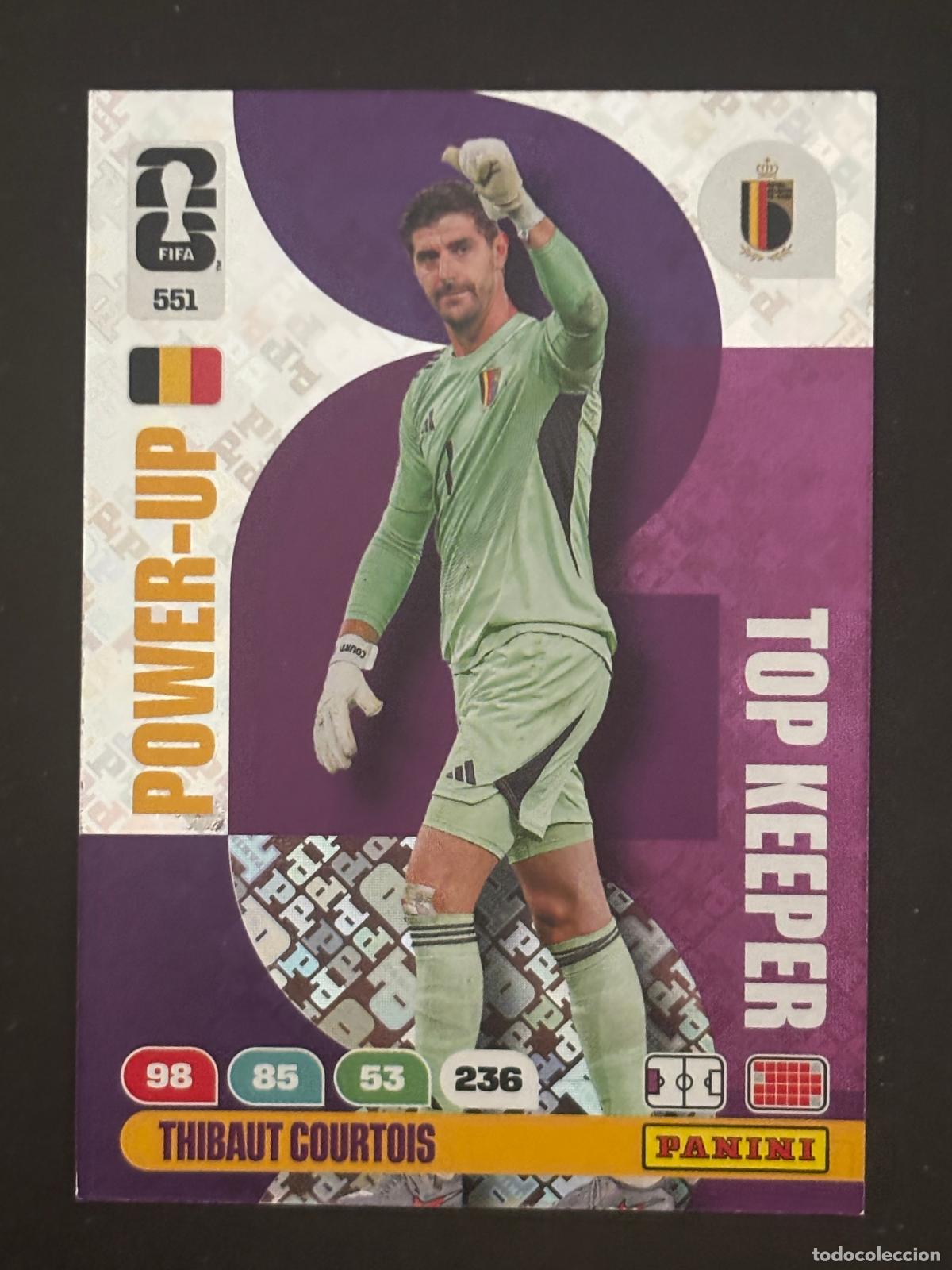 Fu&szlig;ball-Sticker: 551 COURTOIS TOP KEEPER BELGICA MUNDIAL WORLD CUP 2026 26