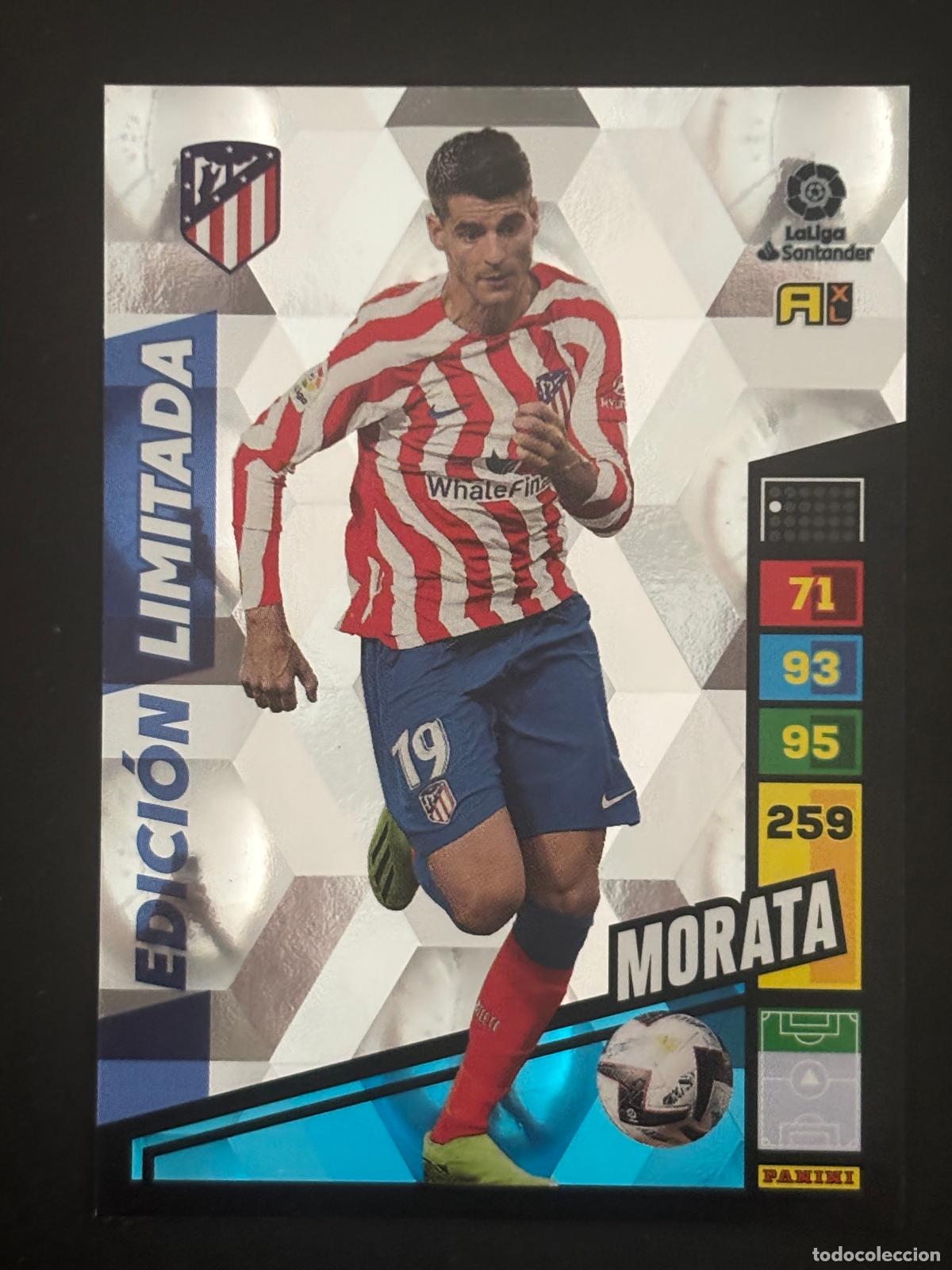 Fu&szlig;ball-Sticker: MORATA EDICION LIMITADA ATLETICO MADRID ADRENALYN 22 23 2022 2023
