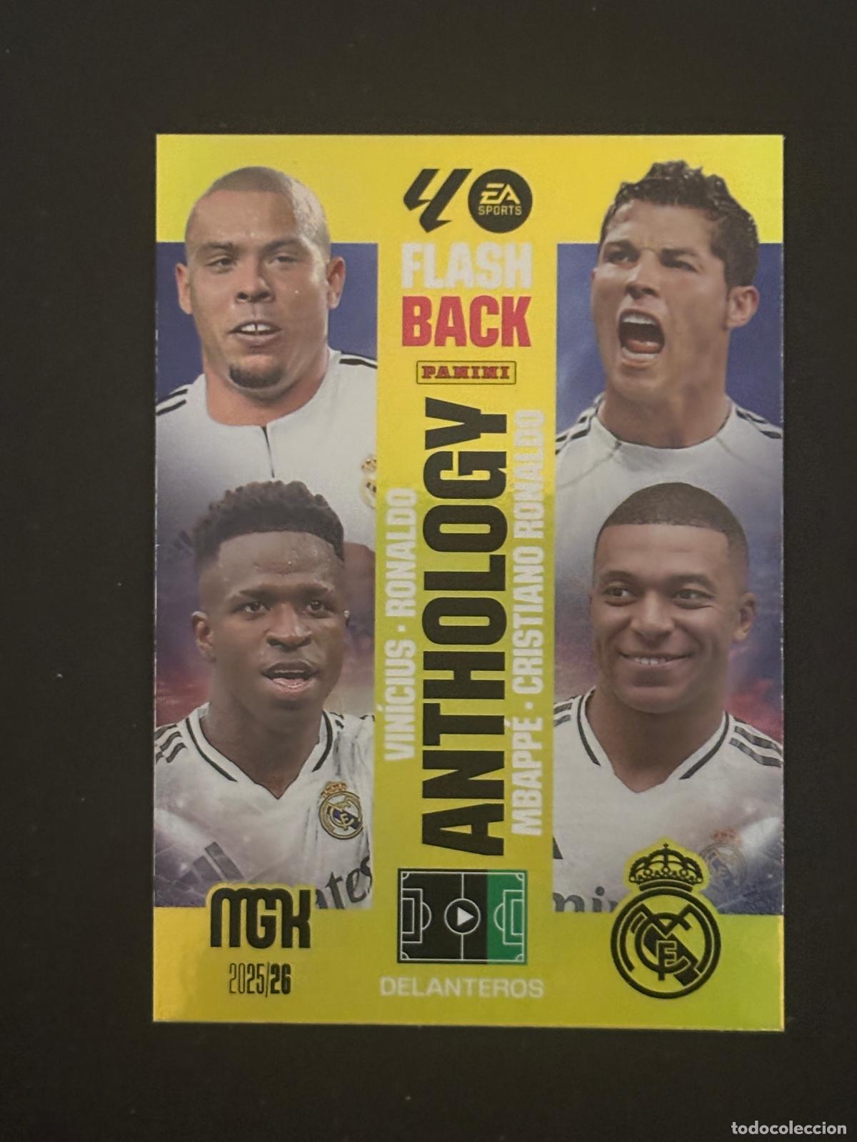 Fu&szlig;ball-Sticker: 440 ANTHOLOGY FLASH BACK REAL MADRID MBAPPE CRISTIANO MEGACRACKS MGK 25 26 2025 2026