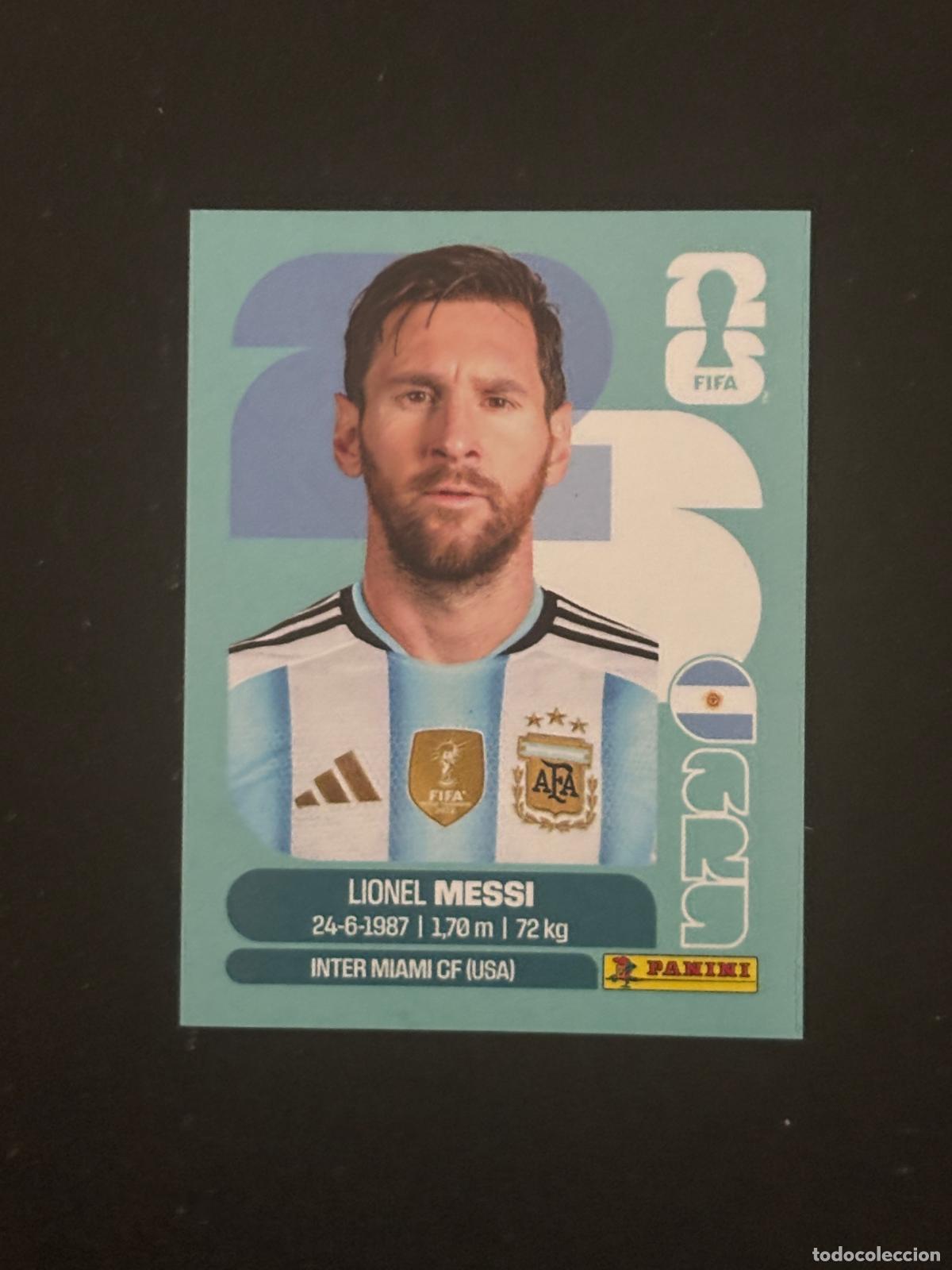 Football Stickers: ARG 17 MESSI ARGENTINA MUNDIAL WORLD CUP FIFA 2026 26