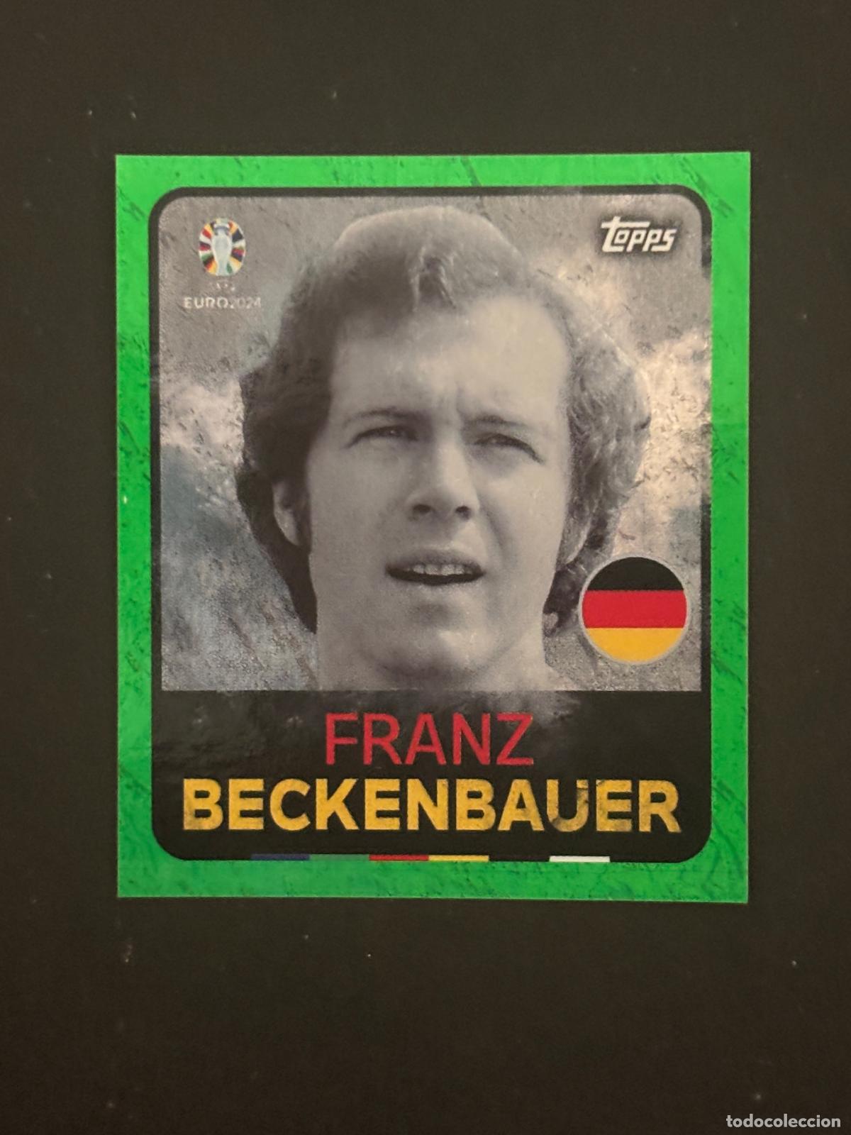 Football Stickers: LEG 9 FRANZ BECKENBAUER PARALELA VERDE EURO EUROCOPA 24 LEGEND 2024