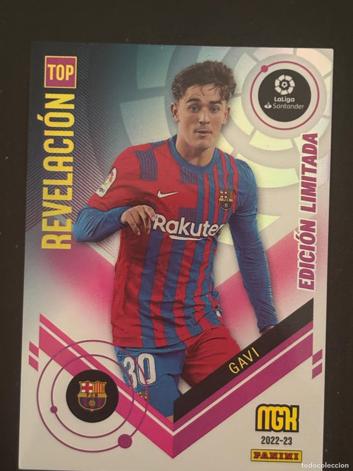 Cromos de Futebol: GAVI TOP REVELACION EDICION LIMITADA BARCELONA MEGACRAKS 22 23 2022 2023
