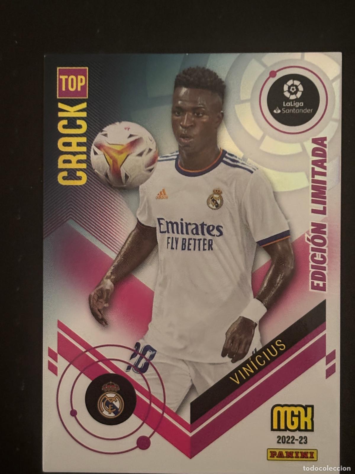 Cromos de Futebol: VINICIUS TOP CRACK EDICION LIMITADA REAL MADRID MEGACRAKS 22 23 2022 2023