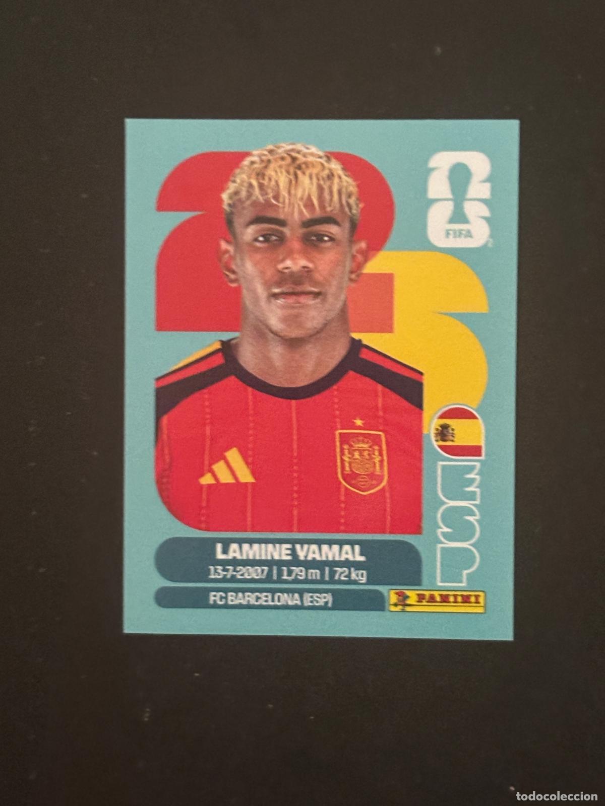 Cromos de Futebol: ESP 15 LAMINE YAMAL ESPA&Ntilde;A MUNDIAL WORLD CUP FIFA 2026 26