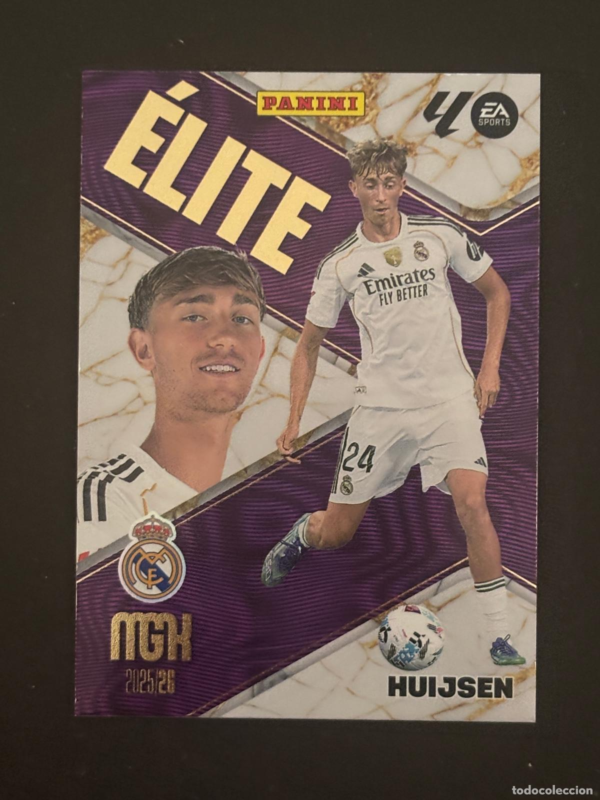 Cromos de Futebol: 505 HUJSEN ELITE NUEVO REAL MADRID 3&ordf; EDICI&Oacute;N MEGACRACKS MGK 25 26 2025 2026