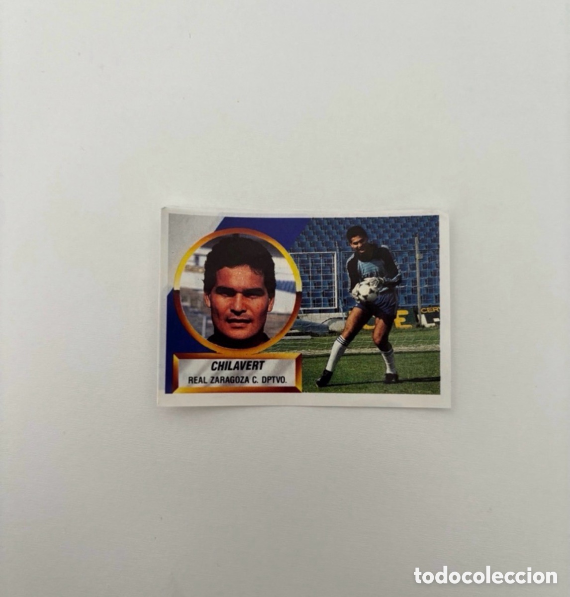 Cromos de Futebol: CHILAVERT FICHAJE 14 BIS ZARAGOZA LIGA ESTE 88 89 DESPEGADO 1988 1989 DIF&Iacute;CIL