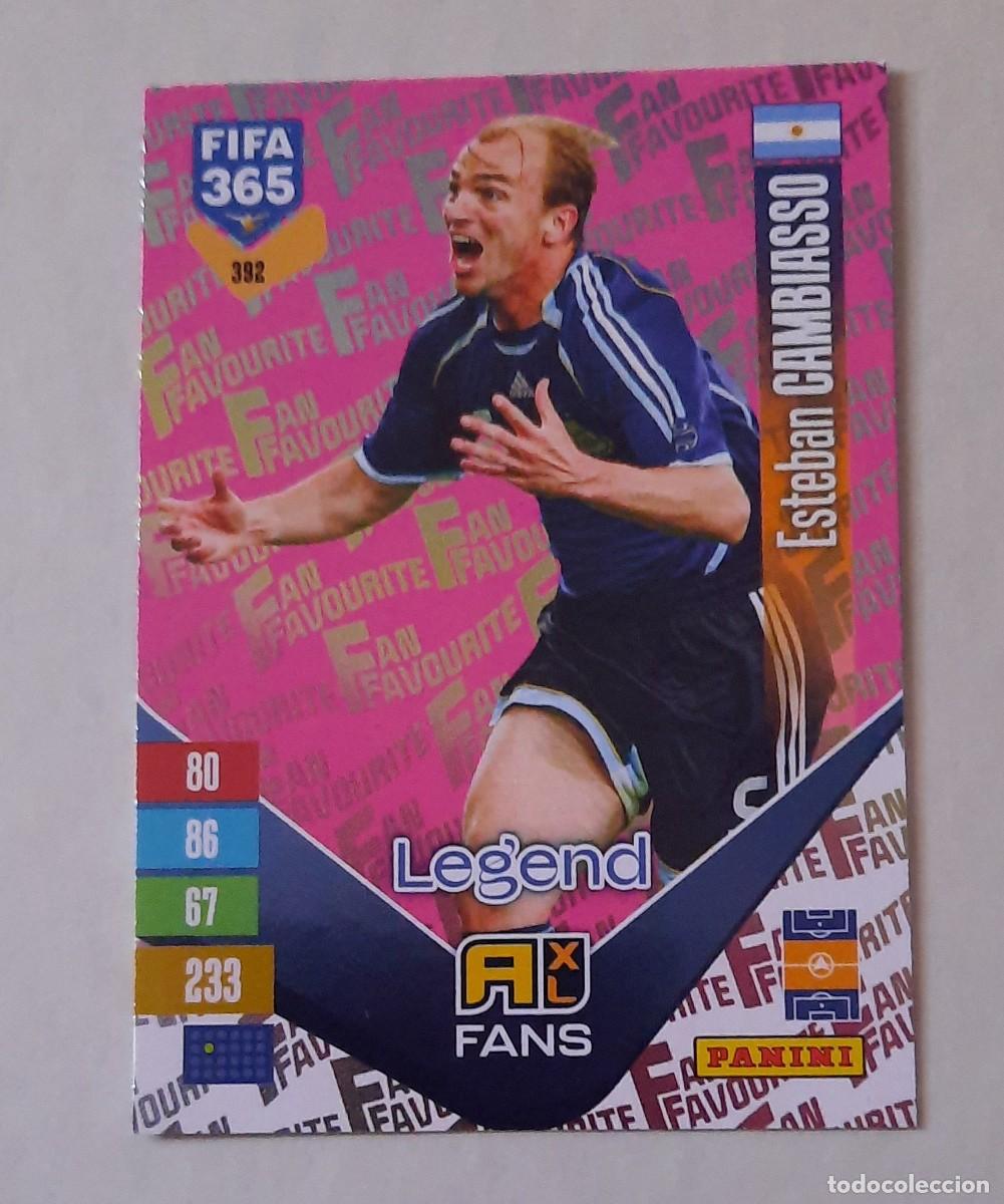 Cromos de Futebol: Esteban Cambiasso color de rosa Legend Fans Favourite Fifa 365 2027