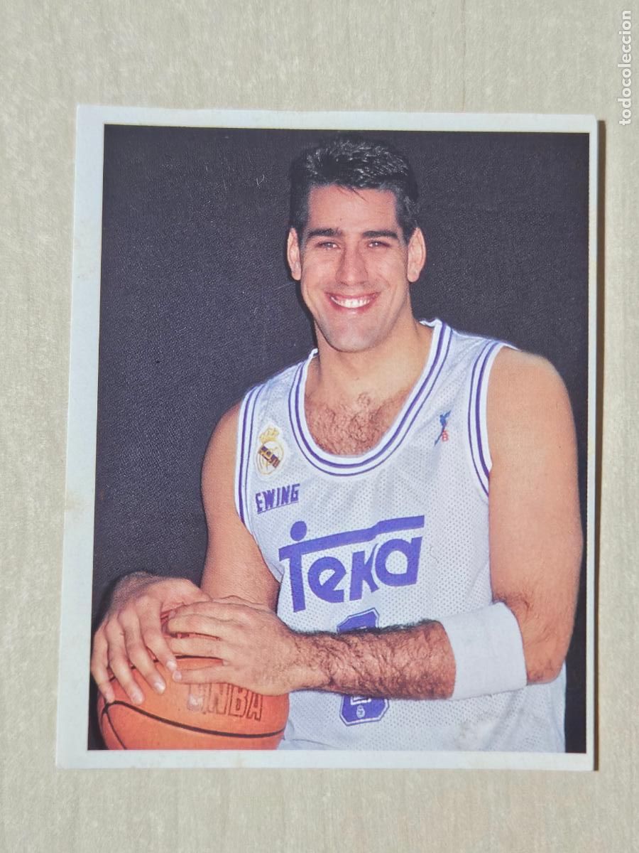 Football Stickers: CROMO N&ordm; 277 DEL ALBUM REAL MADRID FUTBOL Y BALONCESTO 1994 1995 - NUNCA PEGADO