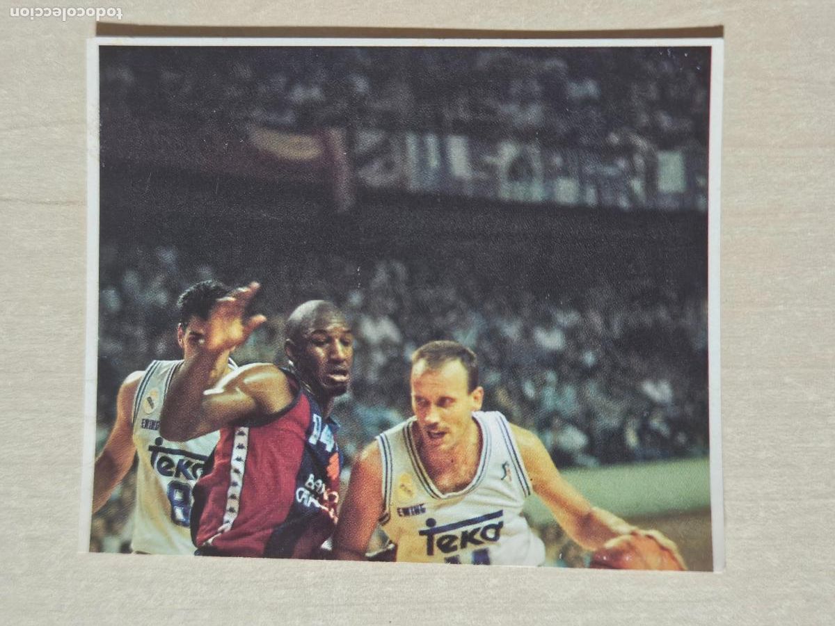 Football Stickers: CROMO N&ordm; 271 DEL ALBUM REAL MADRID FUTBOL Y BALONCESTO 1994 1995 - NUNCA PEGADO