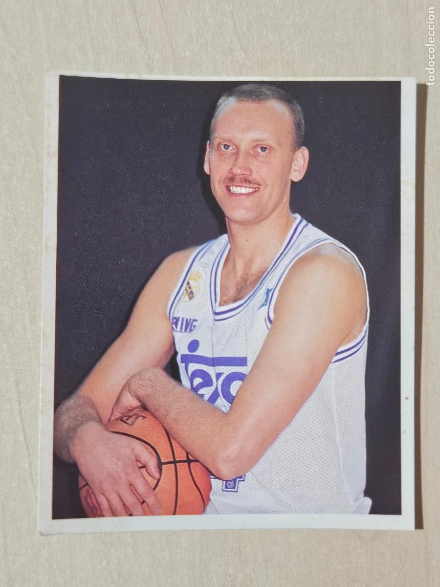 Football Stickers: CROMO N&ordm; 269 DEL ALBUM REAL MADRID FUTBOL Y BALONCESTO 1994 1995 - NUNCA PEGADO