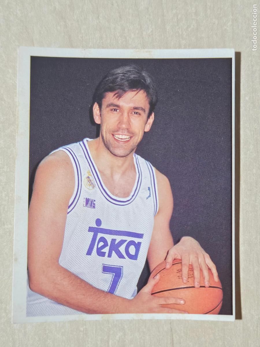 Football Stickers: CROMO N&ordm; 265 DEL ALBUM REAL MADRID FUTBOL Y BALONCESTO 1994 1995 - NUNCA PEGADO