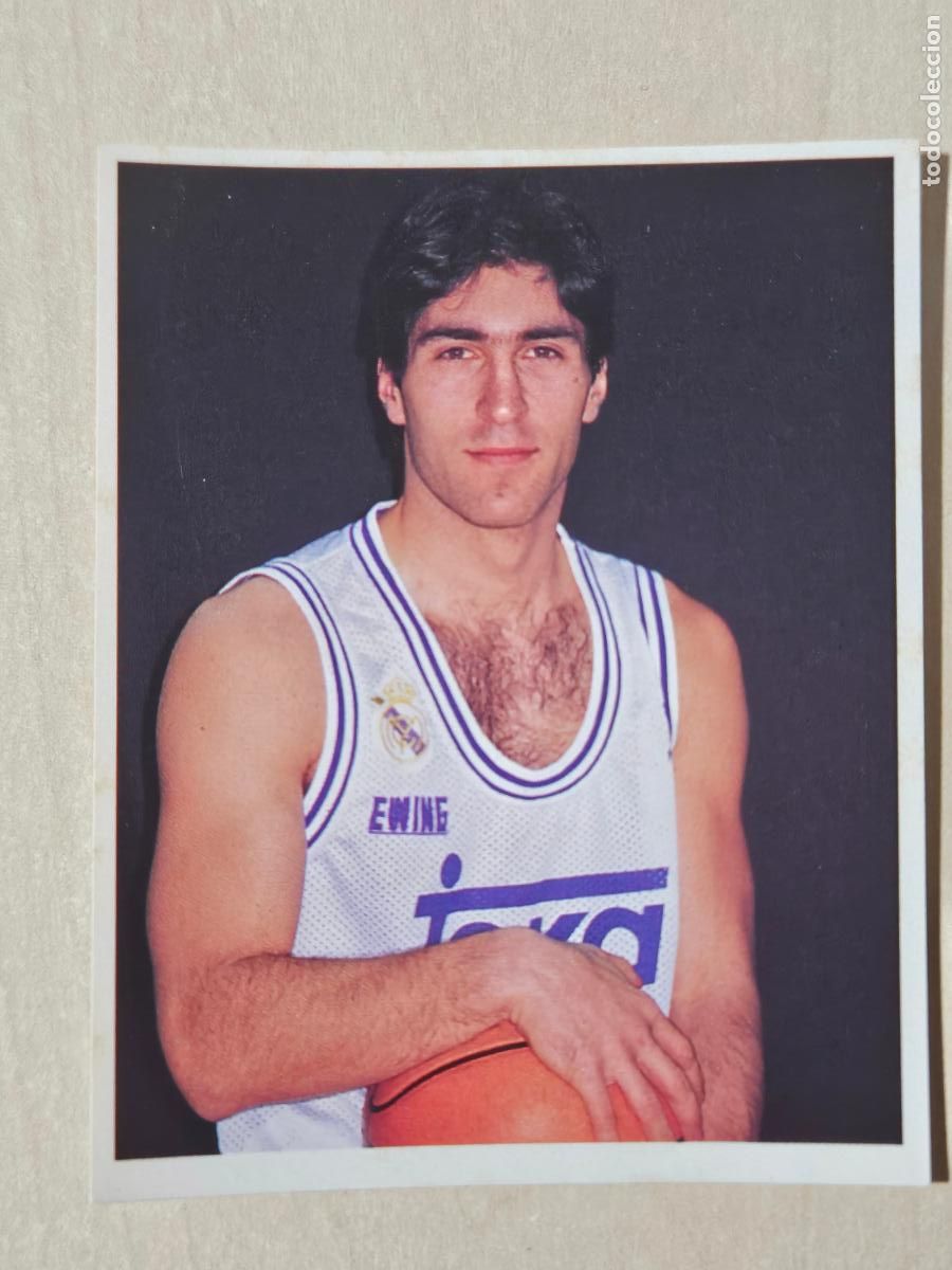 Football Stickers: CROMO N&ordm; 253 DEL ALBUM REAL MADRID FUTBOL Y BALONCESTO 1994 1995 - NUNCA PEGADO