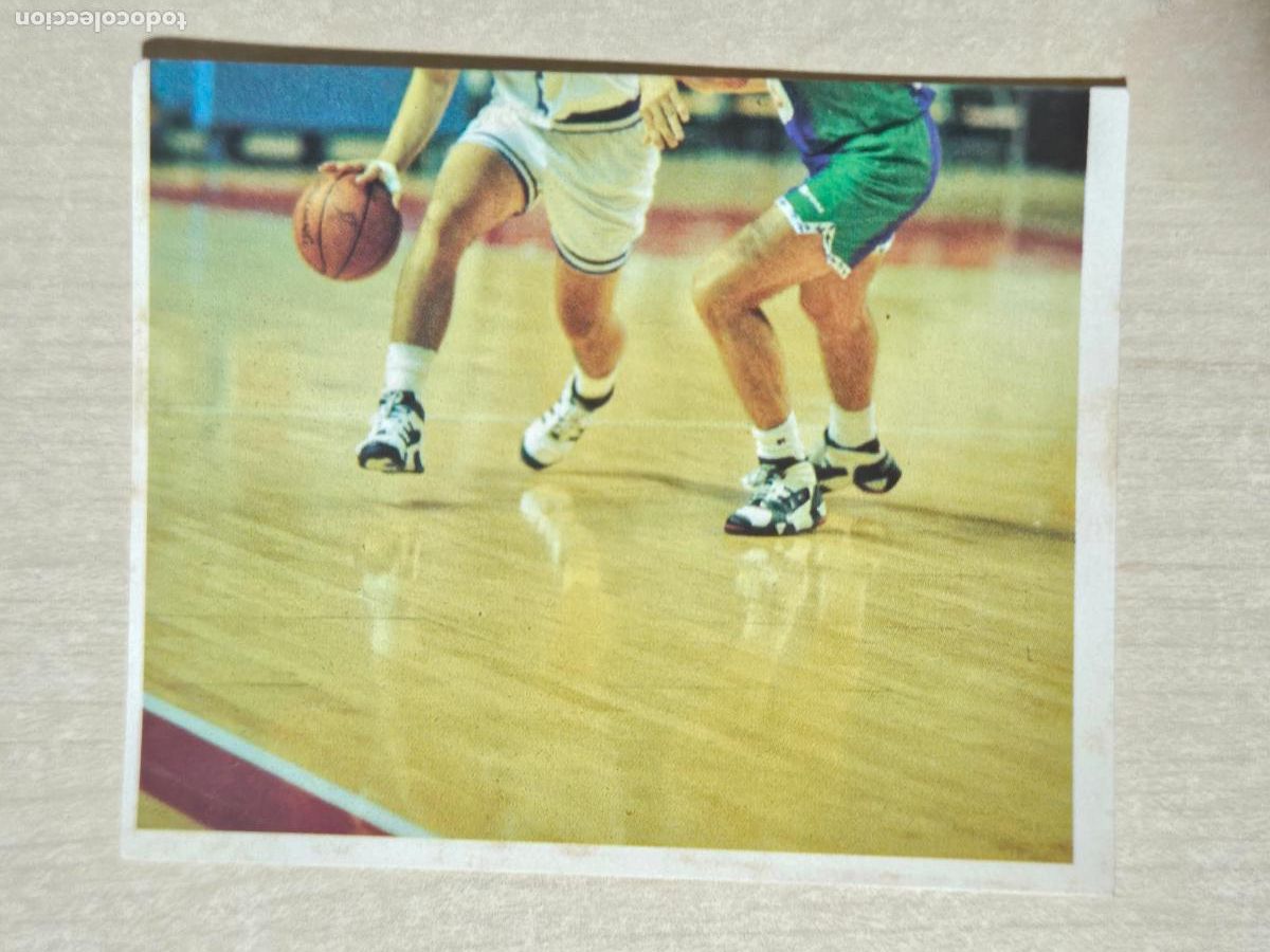 Football Stickers: CROMO N&ordm; 252 DEL ALBUM REAL MADRID FUTBOL Y BALONCESTO 1994 1995 - NUNCA PEGADO