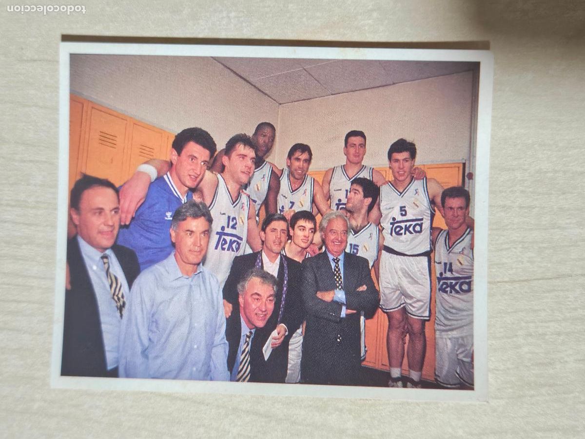 Football Stickers: CROMO N&ordm; 238 DEL ALBUM REAL MADRID FUTBOL Y BALONCESTO 1994 1995 - NUNCA PEGADO