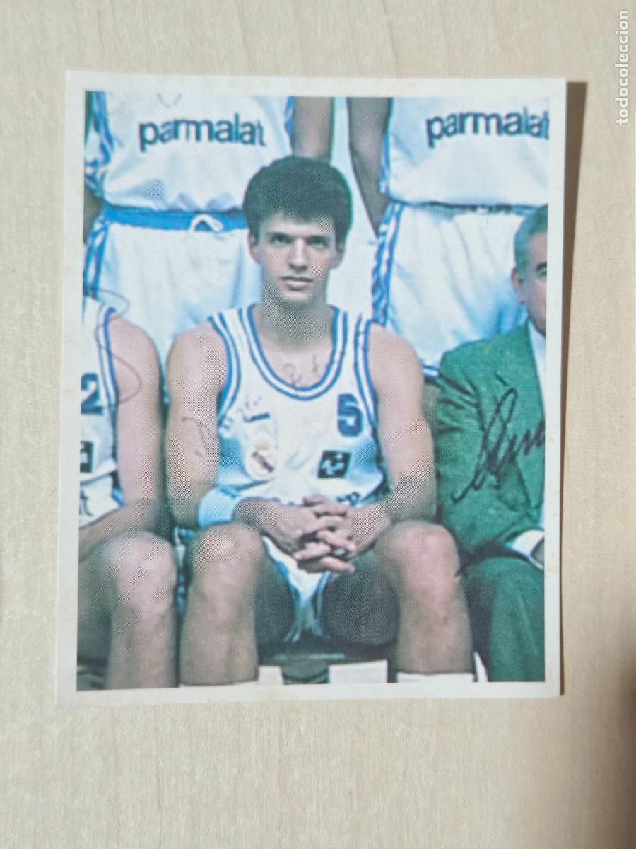 Football Stickers: CROMO N&ordm; 235 DEL ALBUM REAL MADRID FUTBOL Y BALONCESTO 1994 1995 - NUNCA PEGADO