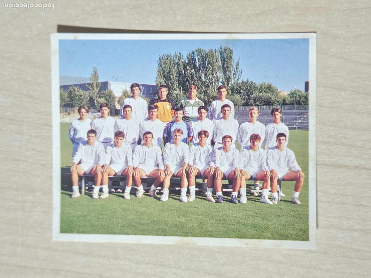 Football Stickers: CROMO N&ordm; 225 DEL ALBUM REAL MADRID FUTBOL Y BALONCESTO 1994 1995 - NUNCA PEGADO