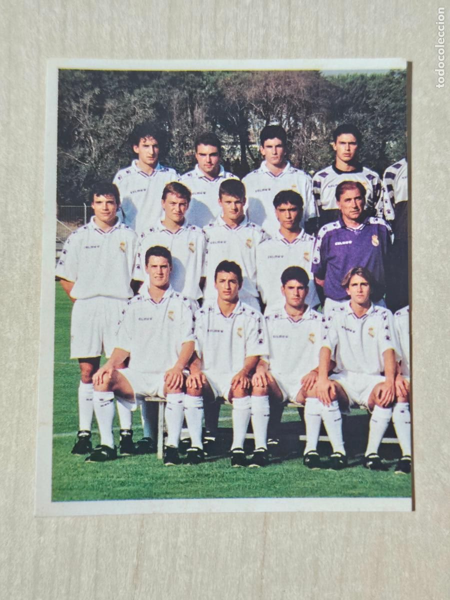Football Stickers: CROMO N&ordm; 222 DEL ALBUM REAL MADRID FUTBOL Y BALONCESTO 1994 1995 - NUNCA PEGADO