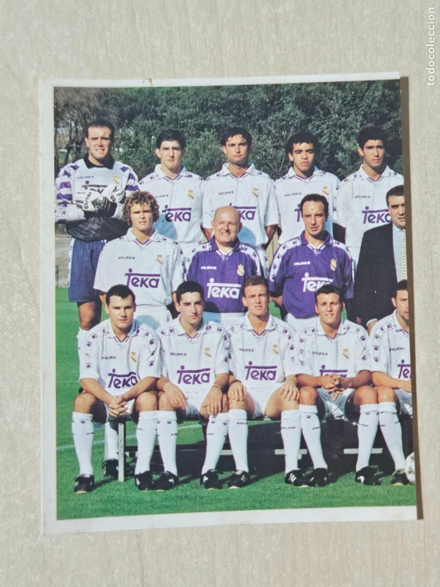 Fu&szlig;ball-Sticker: CROMO N&ordm; 220 DEL ALBUM REAL MADRID FUTBOL Y BALONCESTO 1994 1995 - NUNCA PEGADO