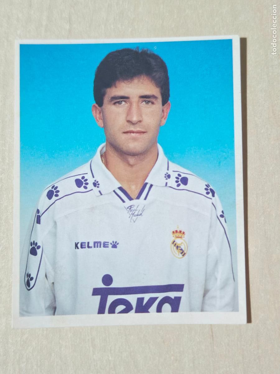 Cromos de Futebol: CROMO N&ordm; 215 DEL ALBUM REAL MADRID FUTBOL Y BALONCESTO 1994 1995 - NUNCA PEGADO