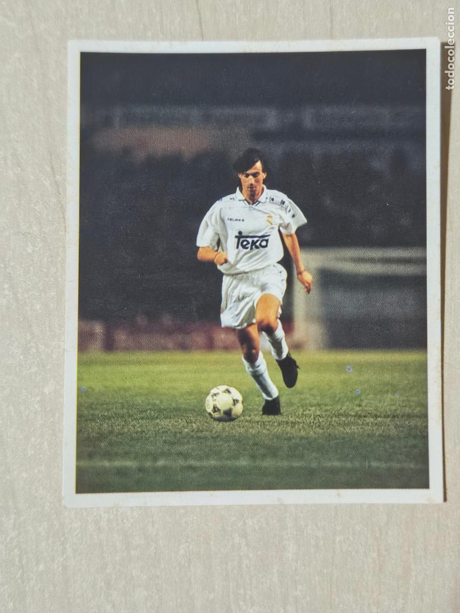Fu&szlig;ball-Sticker: CROMO N&ordm; 213 DEL ALBUM REAL MADRID FUTBOL Y BALONCESTO 1994 1995 - NUNCA PEGADO