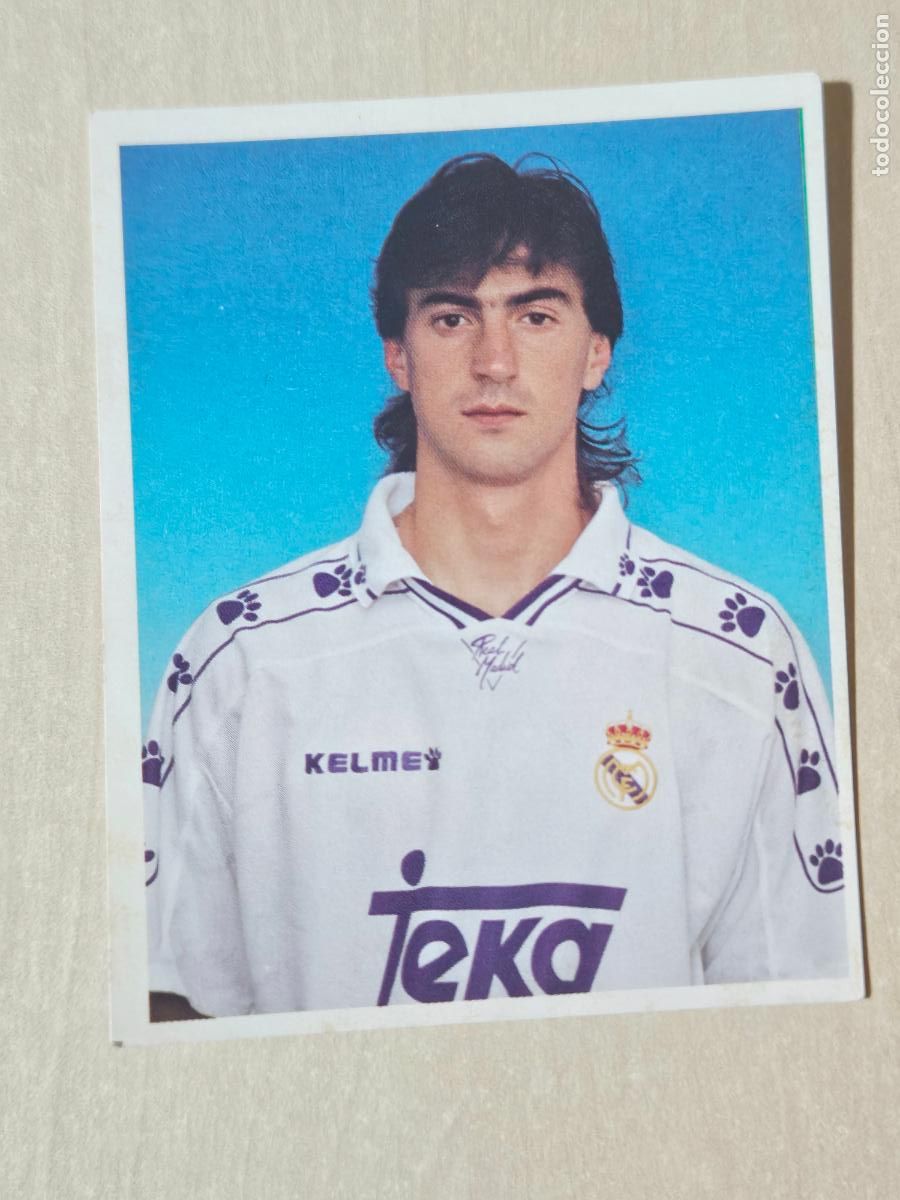 Cromos de Futebol: CROMO N&ordm; 212 DEL ALBUM REAL MADRID FUTBOL Y BALONCESTO 1994 1995 - NUNCA PEGADO