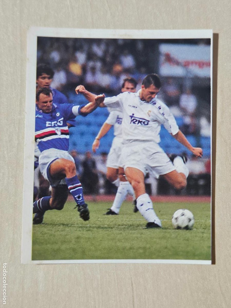 Cromos de Futebol: CROMO N&ordm; 209 DEL ALBUM REAL MADRID FUTBOL Y BALONCESTO 1994 1995 - NUNCA PEGADO