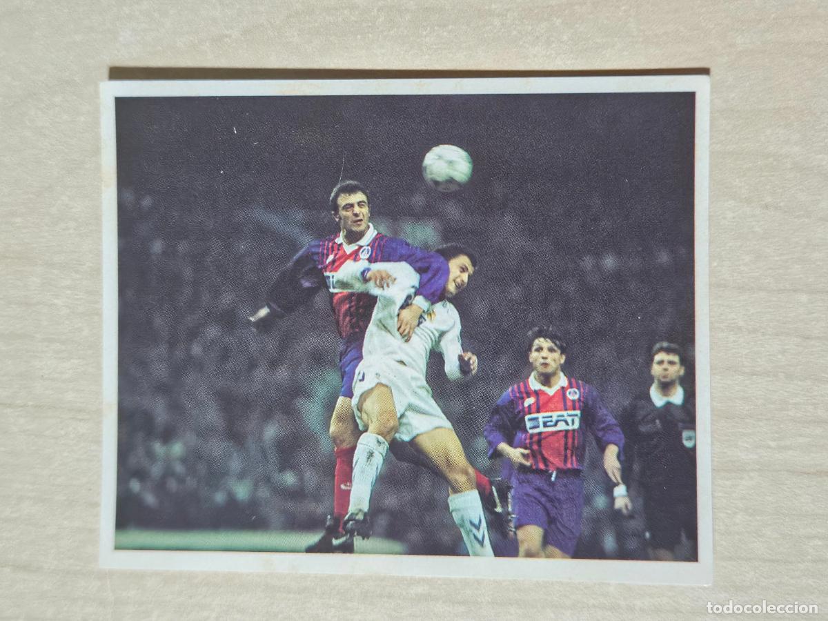 Cromos de Futebol: CROMO N&ordm; 208 DEL ALBUM REAL MADRID FUTBOL Y BALONCESTO 1994 1995 - NUNCA PEGADO