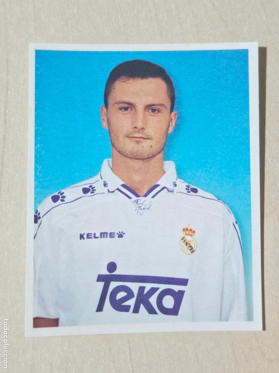 Cromos de Futebol: CROMO N&ordm; 204 DEL ALBUM REAL MADRID FUTBOL Y BALONCESTO 1994 1995 - NUNCA PEGADO