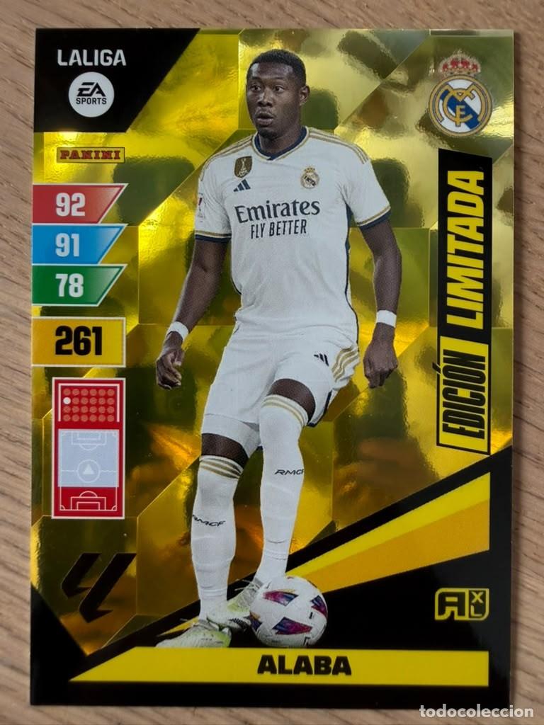 Figurine di Calcio: ALABA EDICION LIMITADA REAL MADRID 23 24 2023 2024 LIGA EA SPORT PANINI ADRENALYN XL CARD