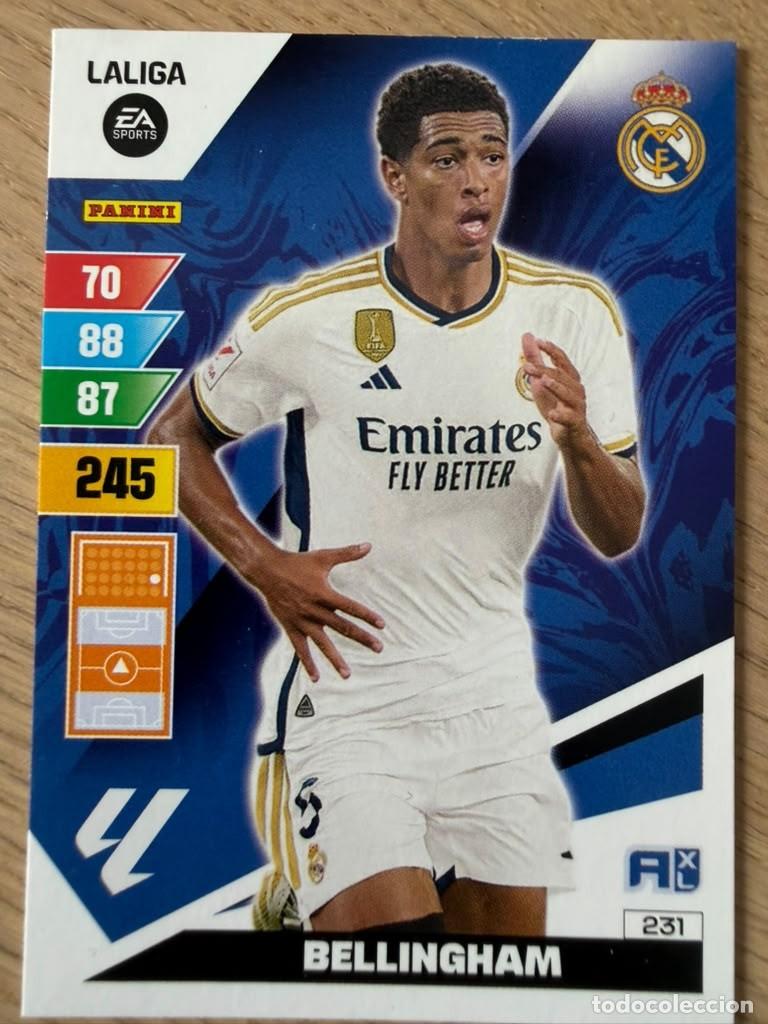 Figurine di Calcio: 231 BELLINGHAM REAL MADRID 23 24 2023 2024 LIGA EA SPORT PANINI ADRENALYN XL CARD