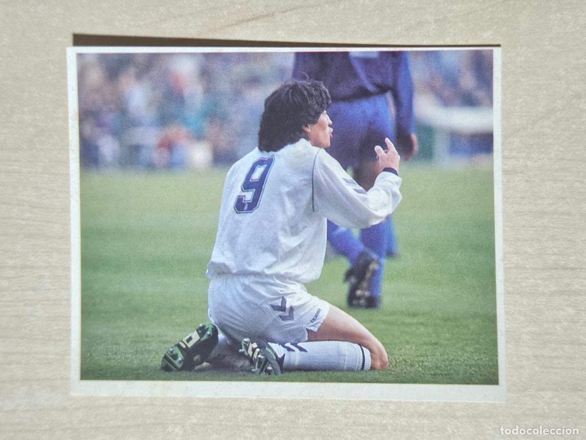 Figurine di Calcio: CROMO N&ordm; 195 DEL ALBUM REAL MADRID FUTBOL Y BALONCESTO 1994 1995 - NUNCA PEGADO